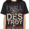Love Destroy Oversized Drop T-Shirt