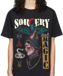 Magic Black Oversized Drop T-Shirt