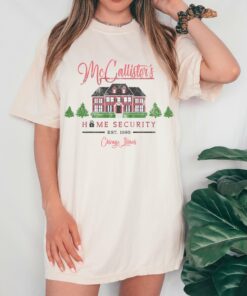 Mccalisters Home Security Funny Christmas Tee -Toddler, Youth, and Adult Sizes Comfort Colors or Bella