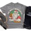 Mens Unisex Christmas Most Wonderful Time For a Beer Tee Mens Christmas Shirt Mens Christmas Gift