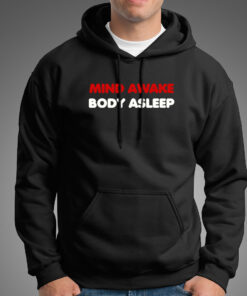 Mind Awake Body Asleep Mr Robot Hoodies For Men