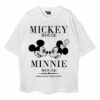 Minnie And Mickey Mouse Oversized T-Shirt