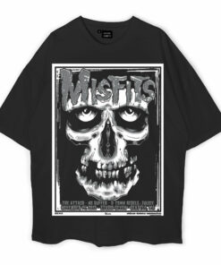 Misfits Oversize Black T-Shirt