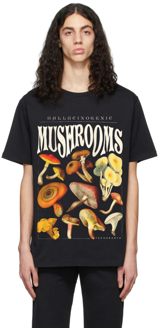 Mushrooms Oversized Drop T-Shirt