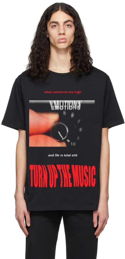 Music Oversized Drop T-Shirt