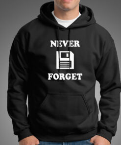 Never Forget Floppy Disks Hoodies For Men