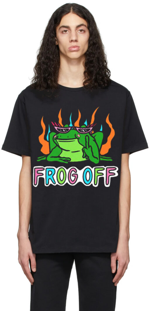 Off Frog Oversized Drop T-Shirt