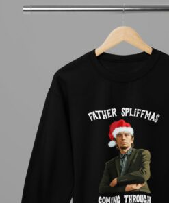 Peep Show Super Hans Father Spliffmas T-ShirtSweatshirt Unisex – Funny Holiday TV Show Shirt