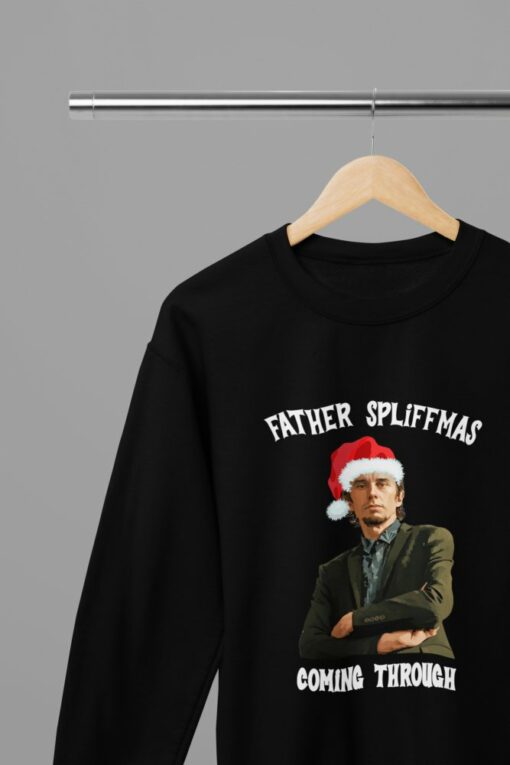 Peep Show Super Hans Father Spliffmas T-ShirtSweatshirt Unisex – Funny Holiday TV Show Shirt