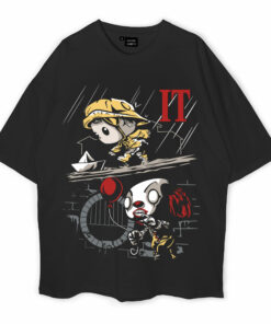 Pennywise And Georgie Funko Pop Oversized T-Shirt