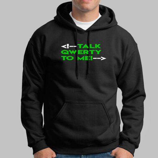 Pick up Qwerty Informatic Hoodies For Men