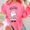 Pink Sleigh Santa Stanley Bumbag Sweatshirt