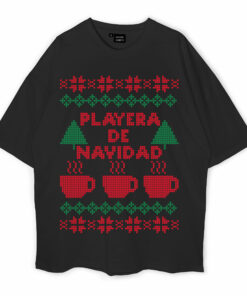 Playera De Navidad Oversized T-Shirt