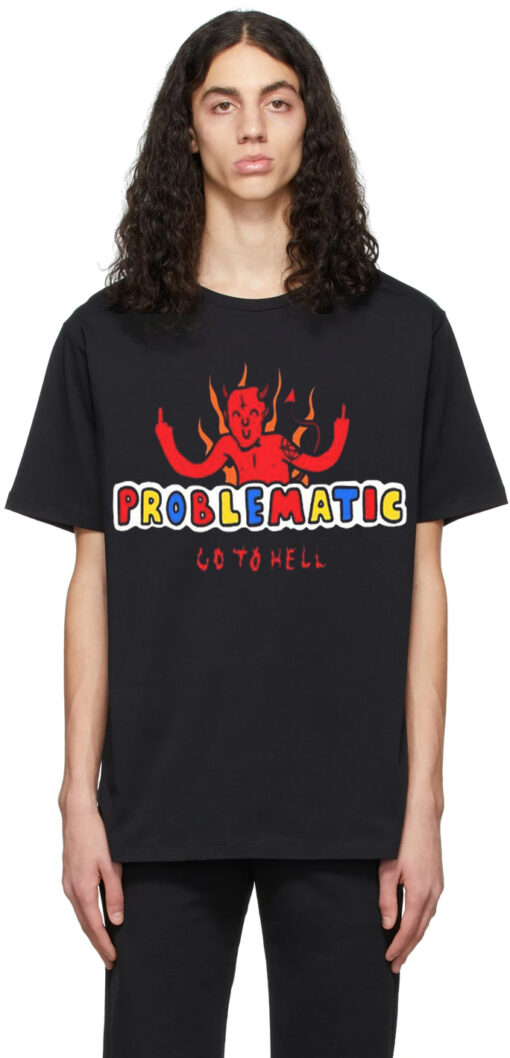 Problematic Oversized Drop T-Shirt