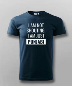 Punjabi Shouting Tee – Loud and Proud