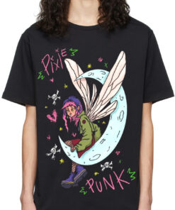 Punk Oversized Drop T-Shirt