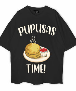 Pupusas Time Oversized T-Shirt