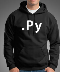 Py File Format Python Programming Hoodies For Men