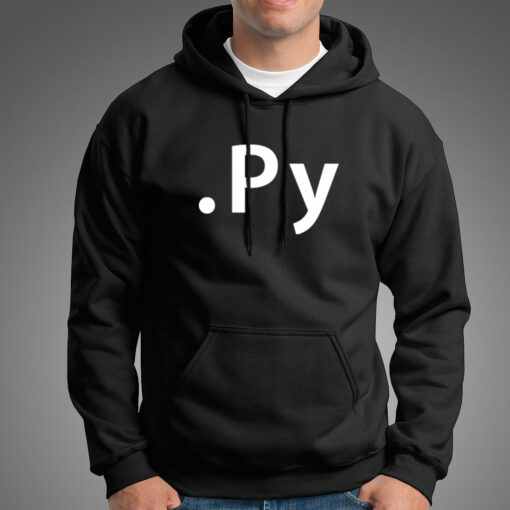 Py File Format Python Programming Hoodies For Men