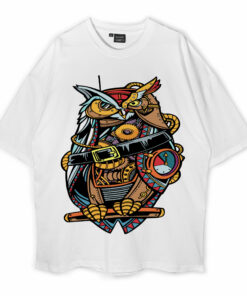 Redbubble Steampunk Owl Oversized T-Shirt