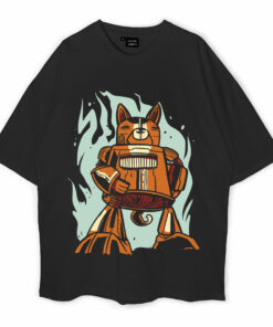 Robot Dog Oversized T-Shirt