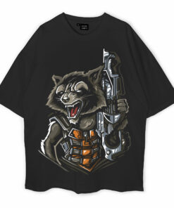 Rocket Raccoon Oversized T-Shirt