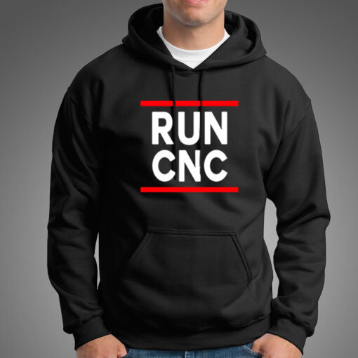 Run CNC Funny Machinist Engineer G-Code Hoodies For Men