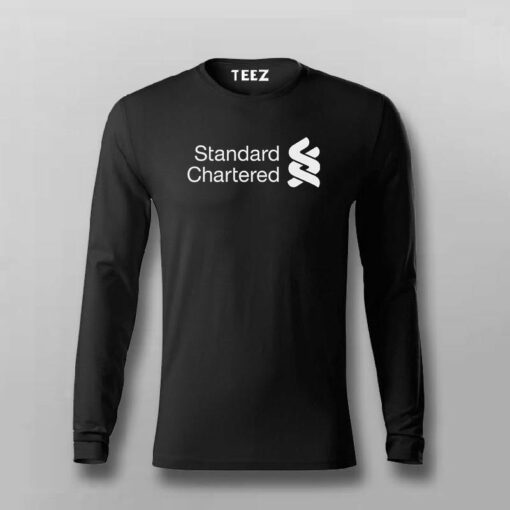 SCB – Standard Chartered Bank Logo  T-shirt For Men