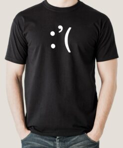 Sad Smiley Emoticon Men’s T-shirt Sad Smiley Emoticon Men’s T-shirt
