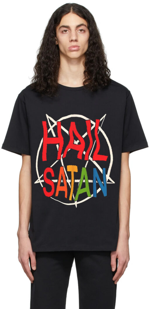 Satan Hail Oversized Drop T-Shirt