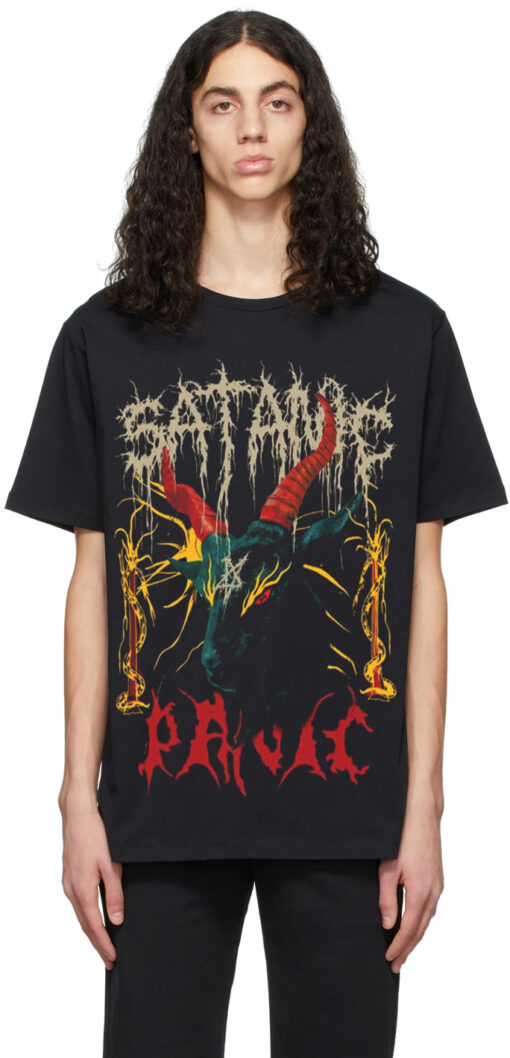 Satanic Oversized Drop T-Shirt