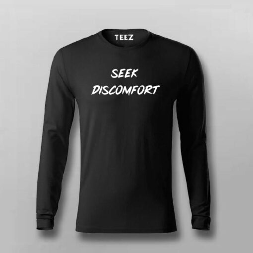 Seek Discomfort T-shirt For Men