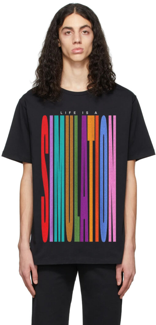 Simulation Oversized Drop T-Shirt