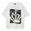 Skeleton Middle Finger Oversized T-Shirt
