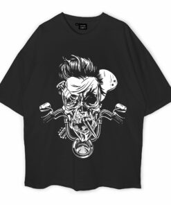 Skeleton Skulls Oversized T-Shirt