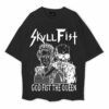 Skull Fist Oversized T-Shirt