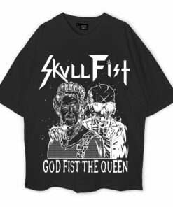 Skull Fist Oversized T-Shirt