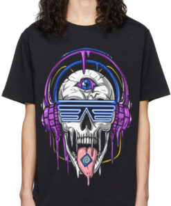 Skull Oversized Drop T-Shirt