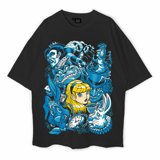 Skull Psychedeli Oversized T-Shirt