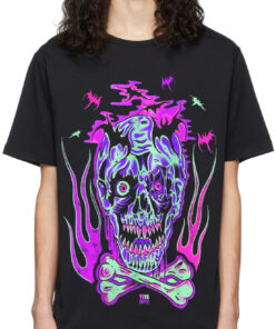 Skulls Oversized Drop T-Shirt