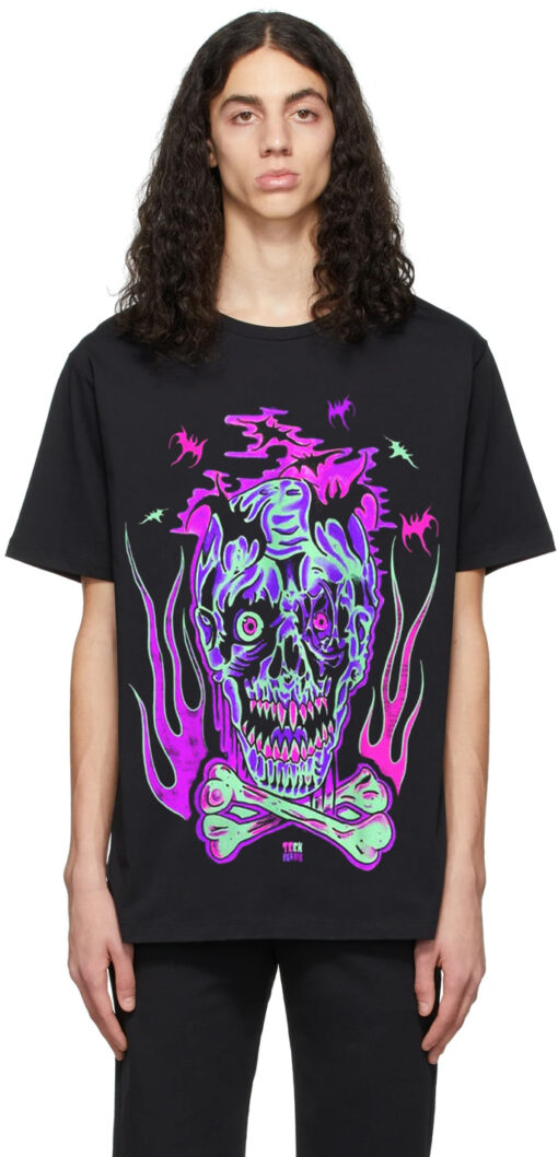 Skulls Oversized Drop T-Shirt