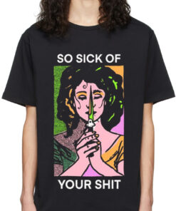 So Sick Of Oversized Drop T-Shirt