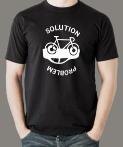 Solution for pollution Bicycling Men’s T-Shirt Solution for pollution Bicycling Men’s T-Shirt