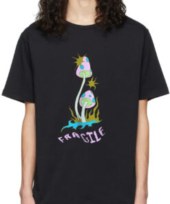 Sparkle Mushrooms Oversized Drop T-Shirt