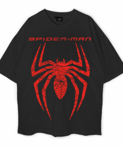 Spiderman Logo Clipart Oversized T-Shirt