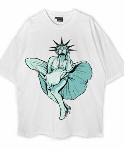 Statue Of Liberty Oversized T-Shirt
