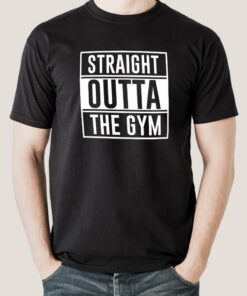 Straight Outta  Gym – Motivational Men’s T-shirt Straight Outta  Gym – Motivational Men’s T-shirt