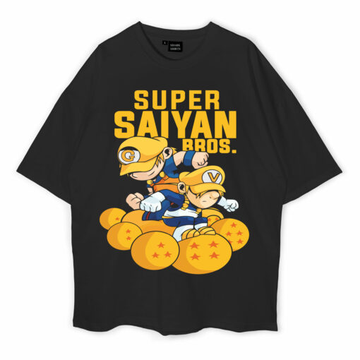 Super Saiyan Bros Oversized T-Shirt