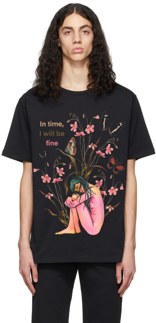 Time In Oversized Drop T-Shirt