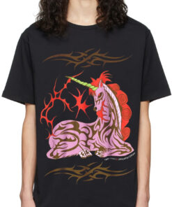 Tribal Unicorn Oversized Drop T-Shirt